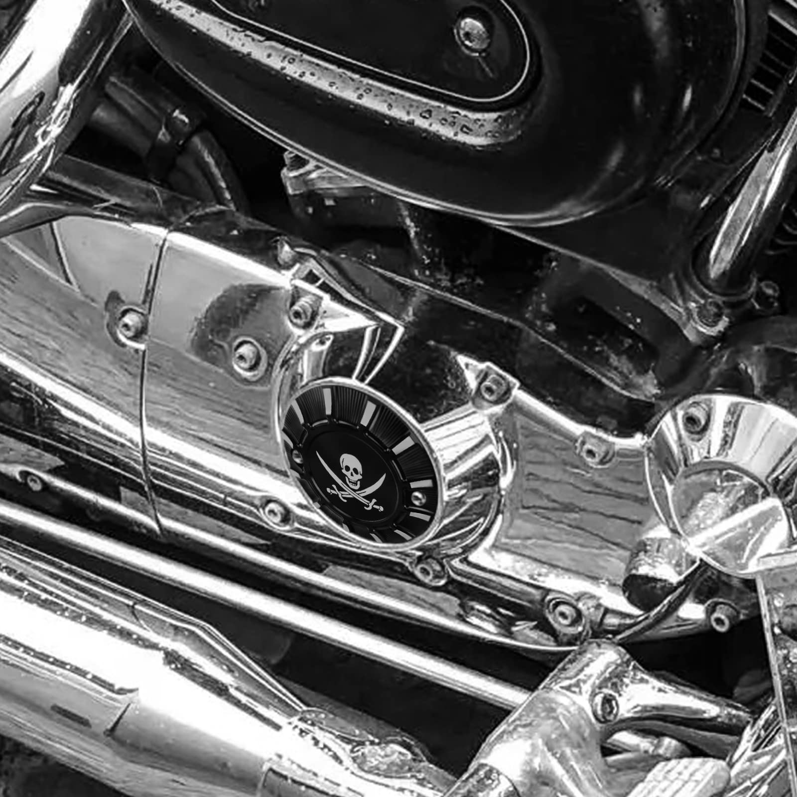 Amazon | GUAIMI CNC ダービーカバー 5穴タイマータイミングカバー